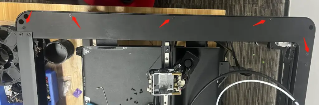 Remove the Y-Axis Cover Plates